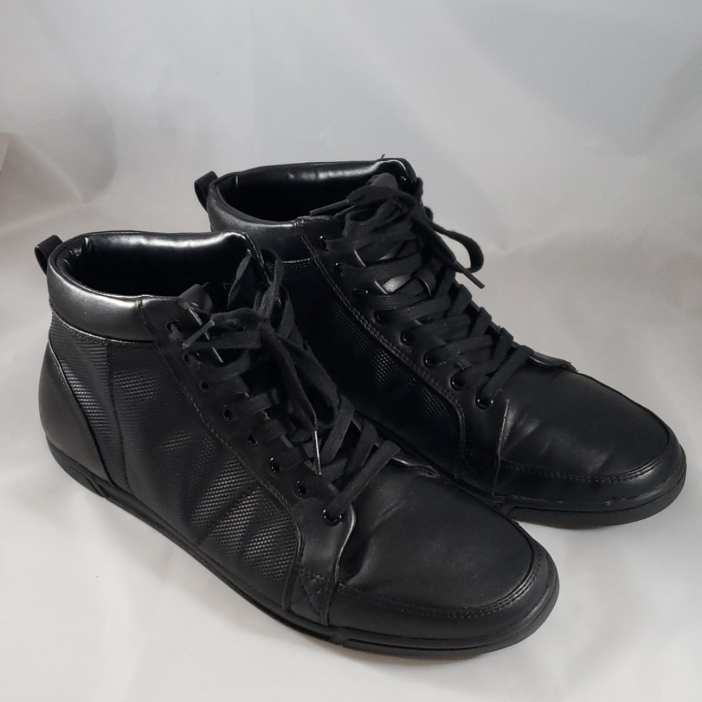 Aldo Hightop Black Sneaker